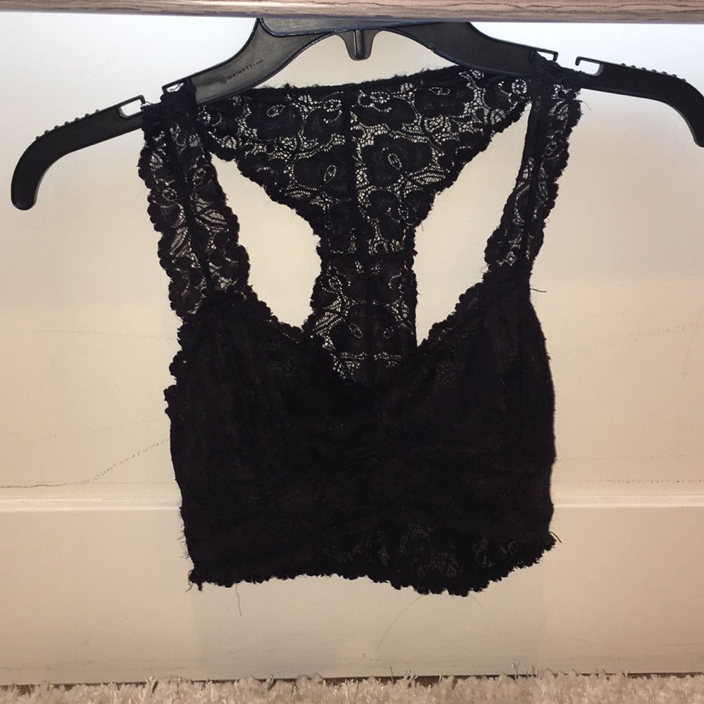 black lace bandeau! M!